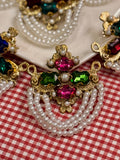 Afghani pink & green