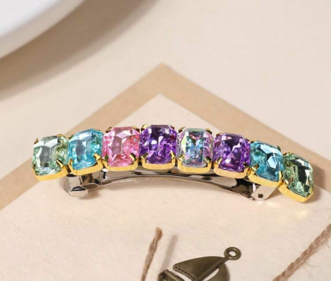 Colour full hair clip