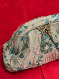 Hand embellished clutch