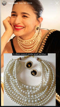 Pearl multi layer choker