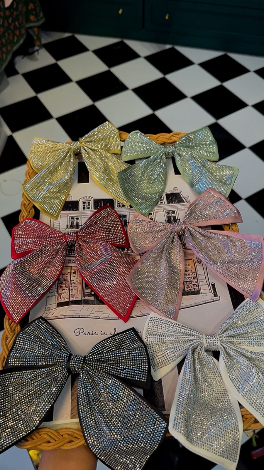 Blingy hair bows