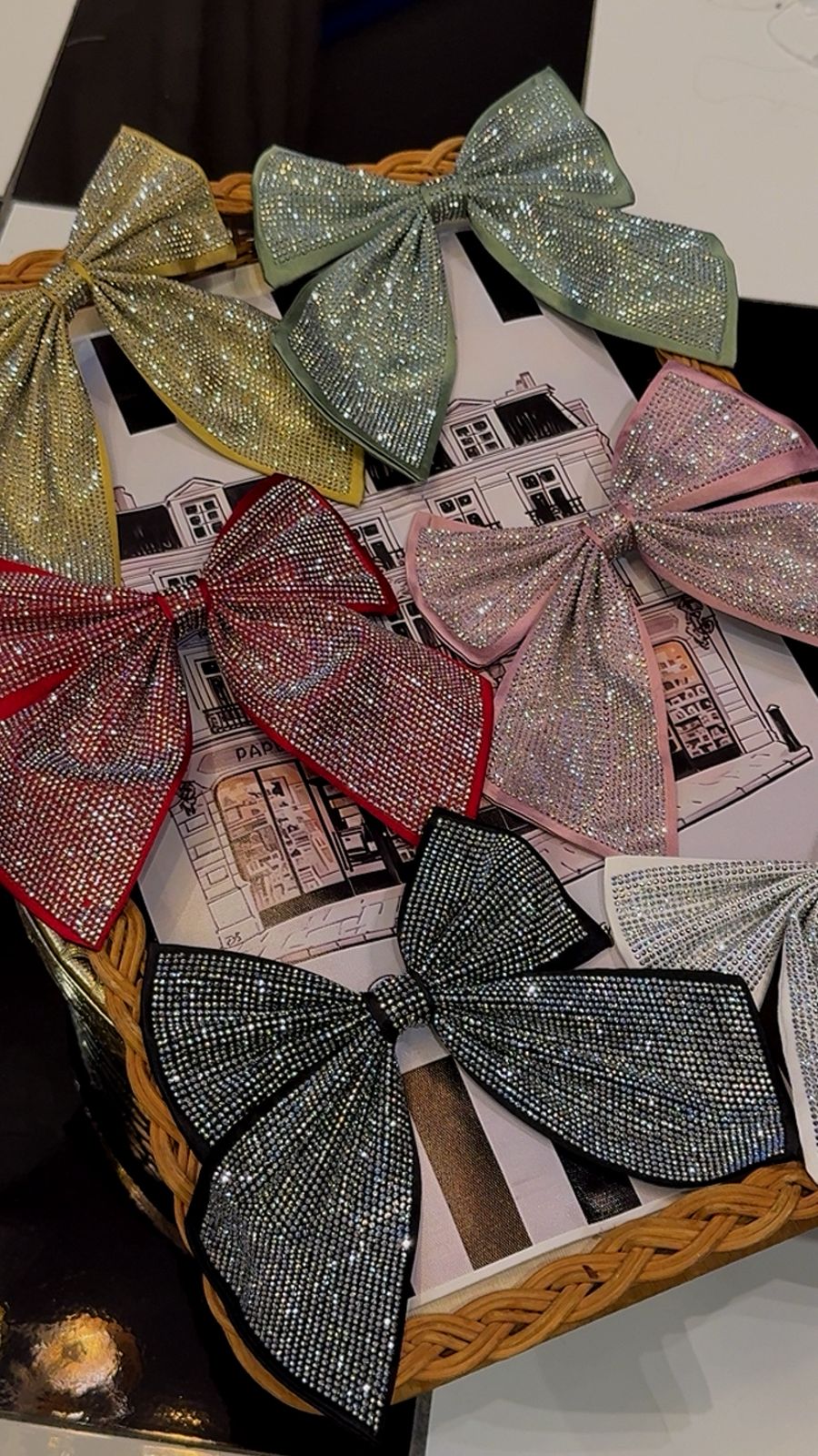 Blingy hair bows