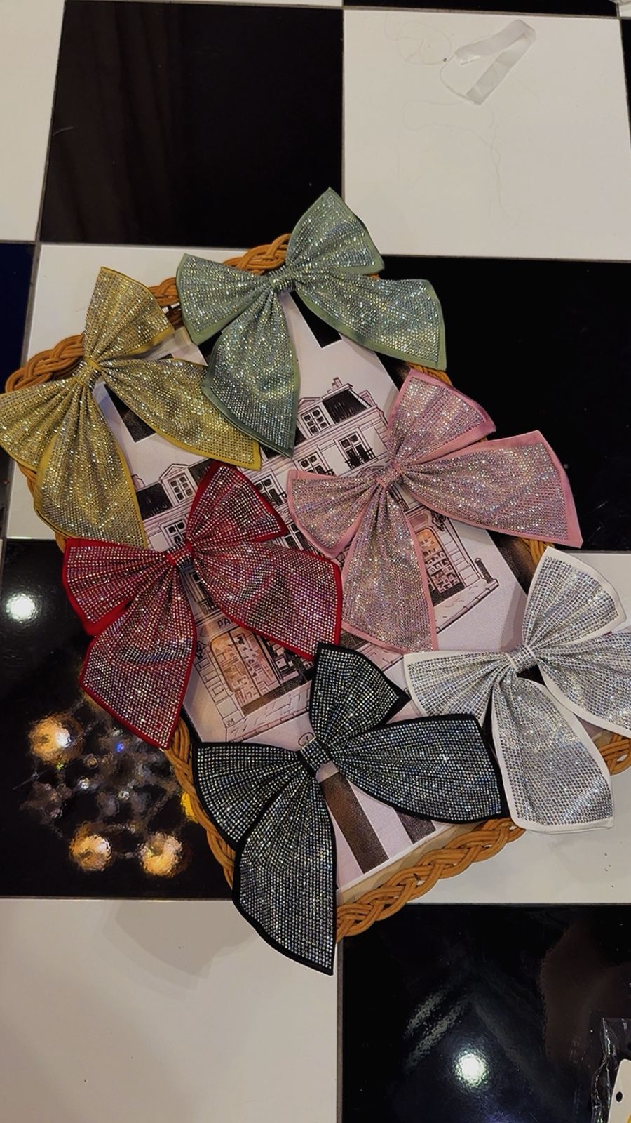 Blingy hair bows