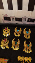 Chaand mini hair clips plus brooch