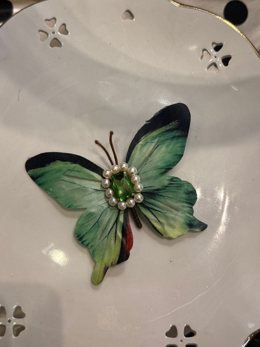 Butterfly hair clips