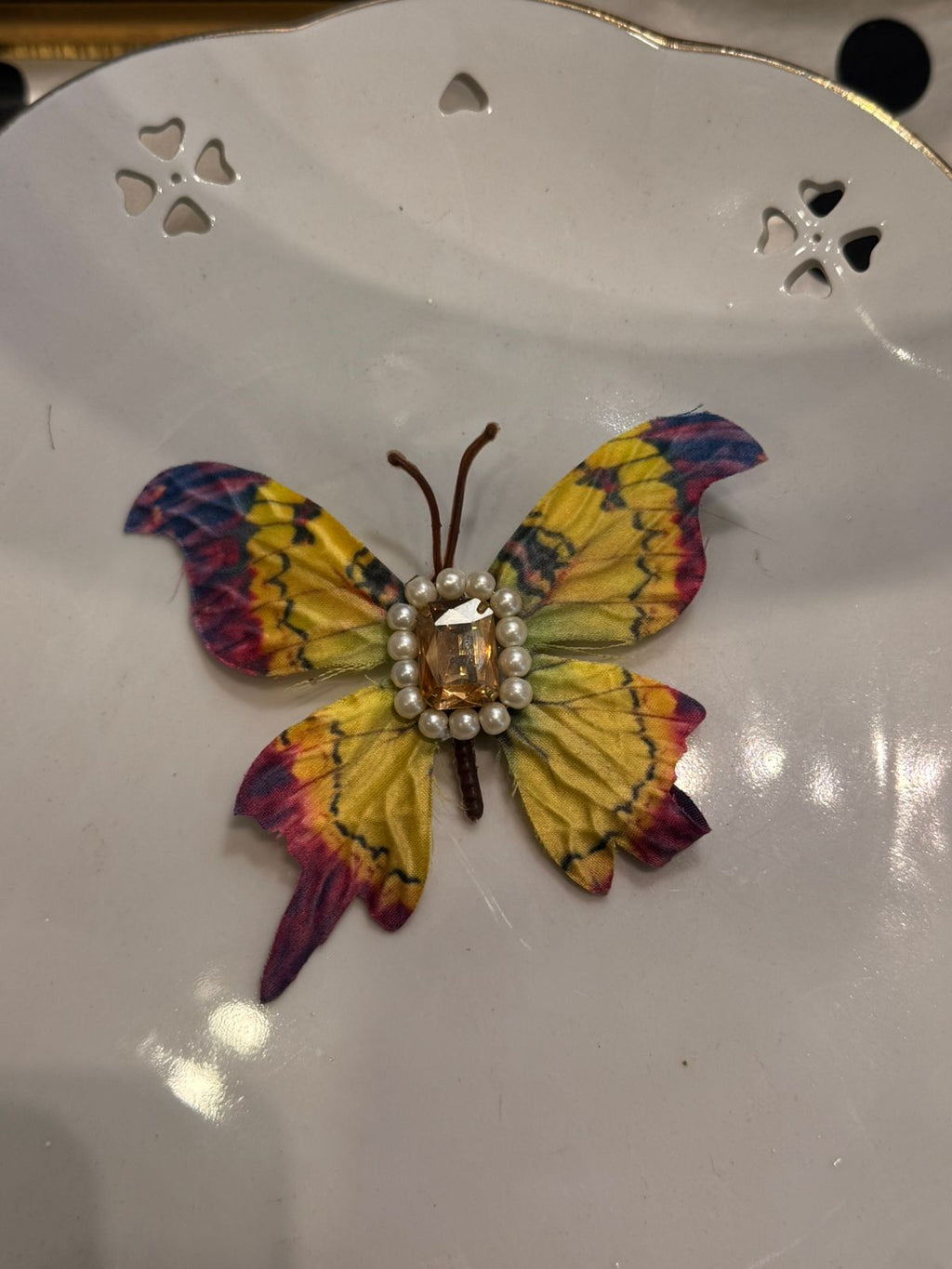 Butterfly hair clips