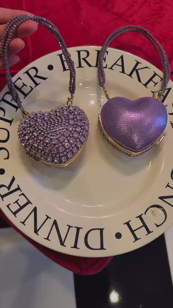 Mini lilac clutch