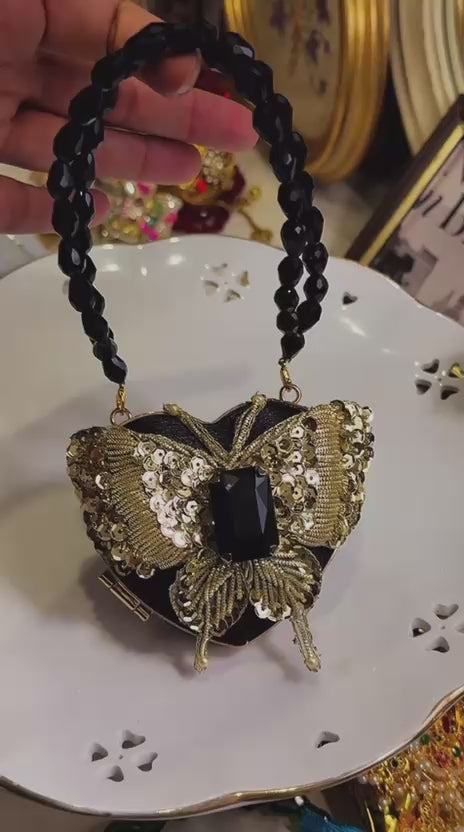 Mini micro full black clutch